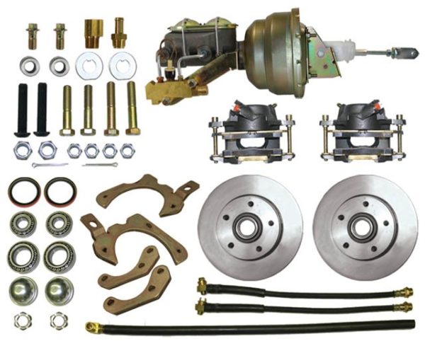 55 56 57 58 Chevy Complete Power Disc Brake Conversion Kit