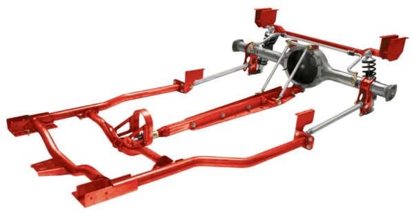 62-67 Chevy II Nova TCI Torque Arm Suspension - Shown With Optional Ford 9 Axle and Disc Brakes