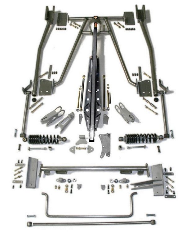 64 65 66 67 68 69 70 Mustang and 67 68 Cougar TCI Torque Arm Suspension - Optional Sway Bar Shown