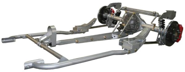 67-69 Camaro and Firebird TCI Torque Arm Suspension - Shown With Optional Ford 9 Axle and Disc Brakes