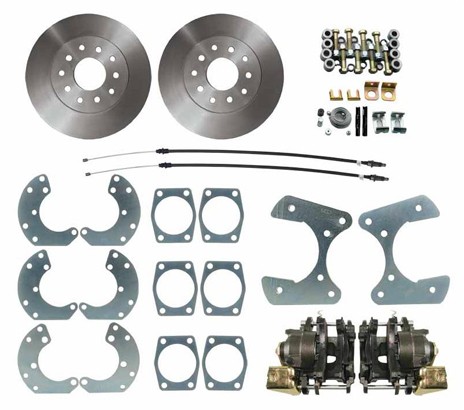 Ford 8 and 9 Small Early Bearing Disc Brake Conversion Kit - Standard