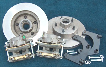 Included 11 smooth brakes with midsize GM calipers and brackets