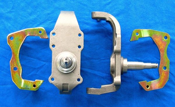 Tri 5 Chevy 55 56 57 Heidts Style Forged 2" Drop Spindles - Image 2