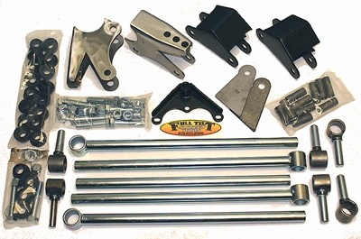 Universal 4 Link kit With Pan Hard From Full Tilt Street Rods
